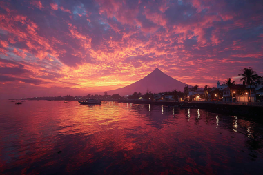 Mount Mayon Sunset Spots