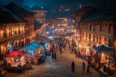 Bhaktapur Night Market Experience