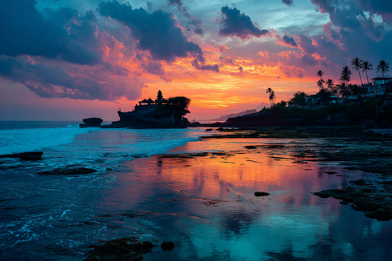 Tanah Lot Temple Sunset Viewing